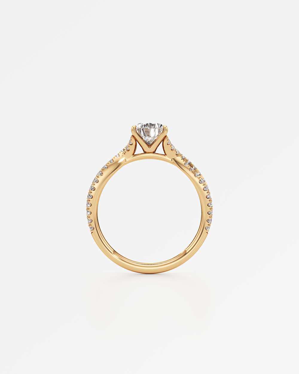Arabella Solitaire Diamond Engagement Ring