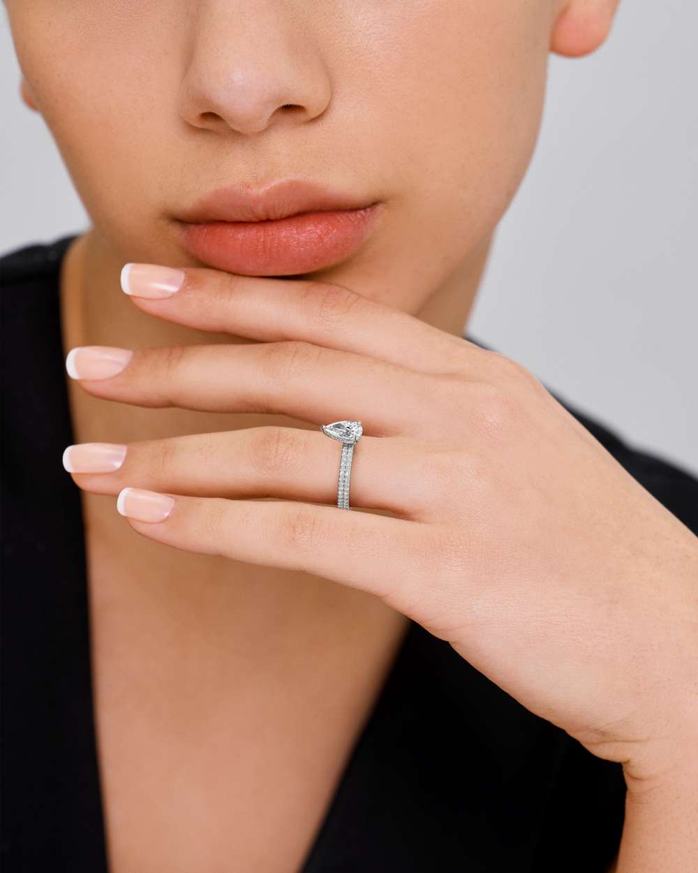 Chiara Hidden Halo Diamond Engagement Ring