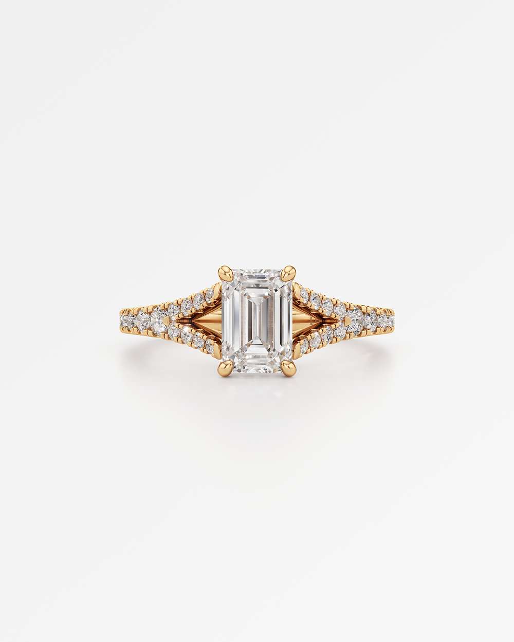 Marisol Hidden Halo Diamond Engagement Ring