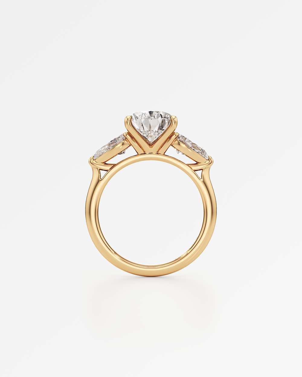 Trinette Solitaire Diamond Engagement Ring