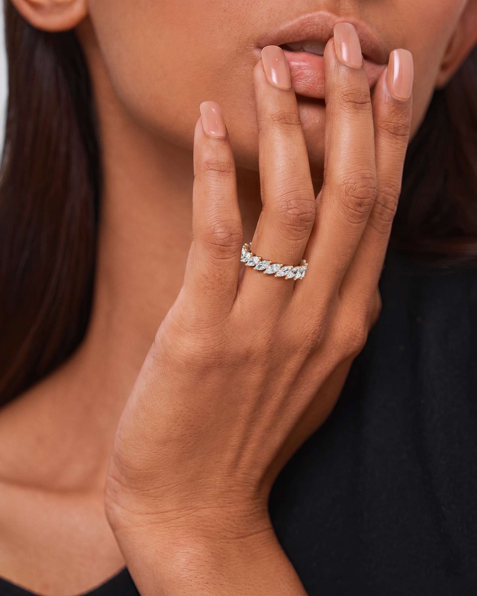 Verve Soleil Eternity Diamond Wedding Band, In 14K Rose Gold (2.70 ctw)