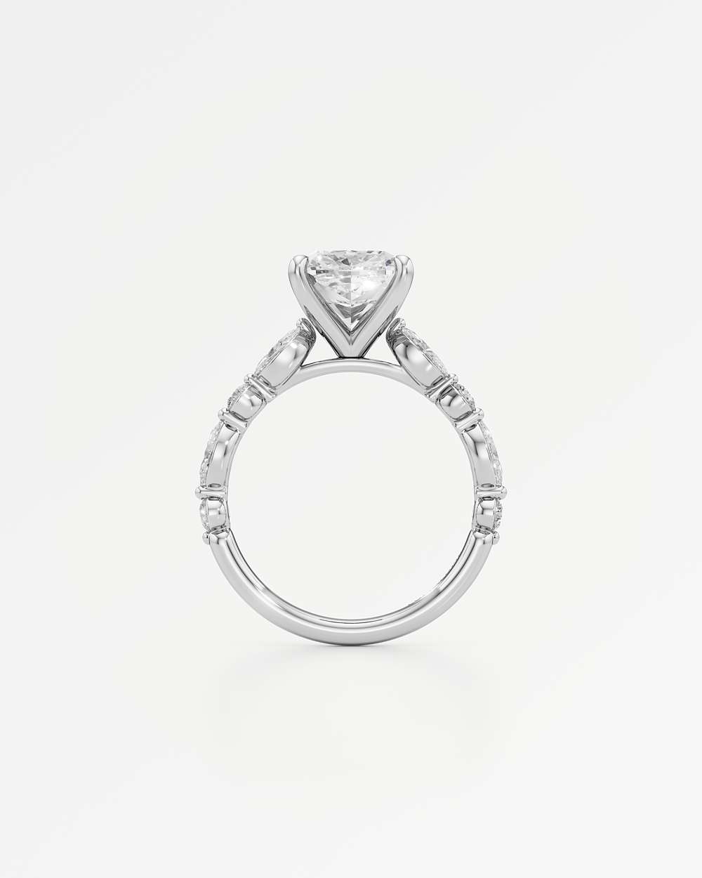 Zolaine Solitaire Diamond Engagement Ring