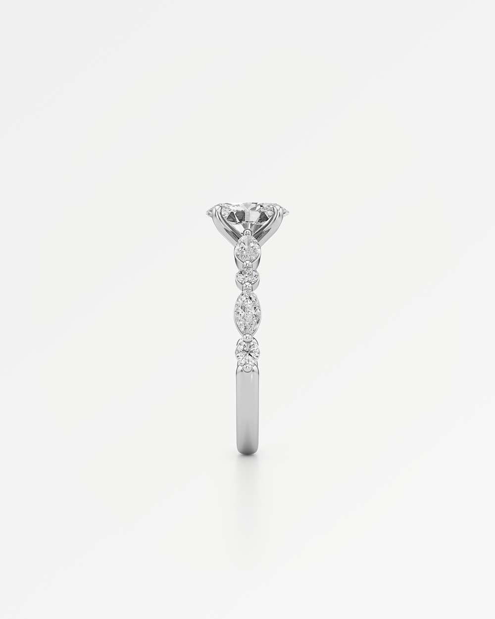 Zolaine Solitaire Diamond Engagement Ring