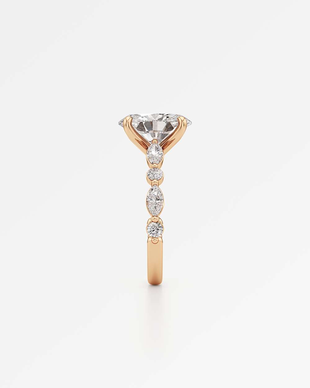Zolaine Solitaire Diamond Engagement Ring